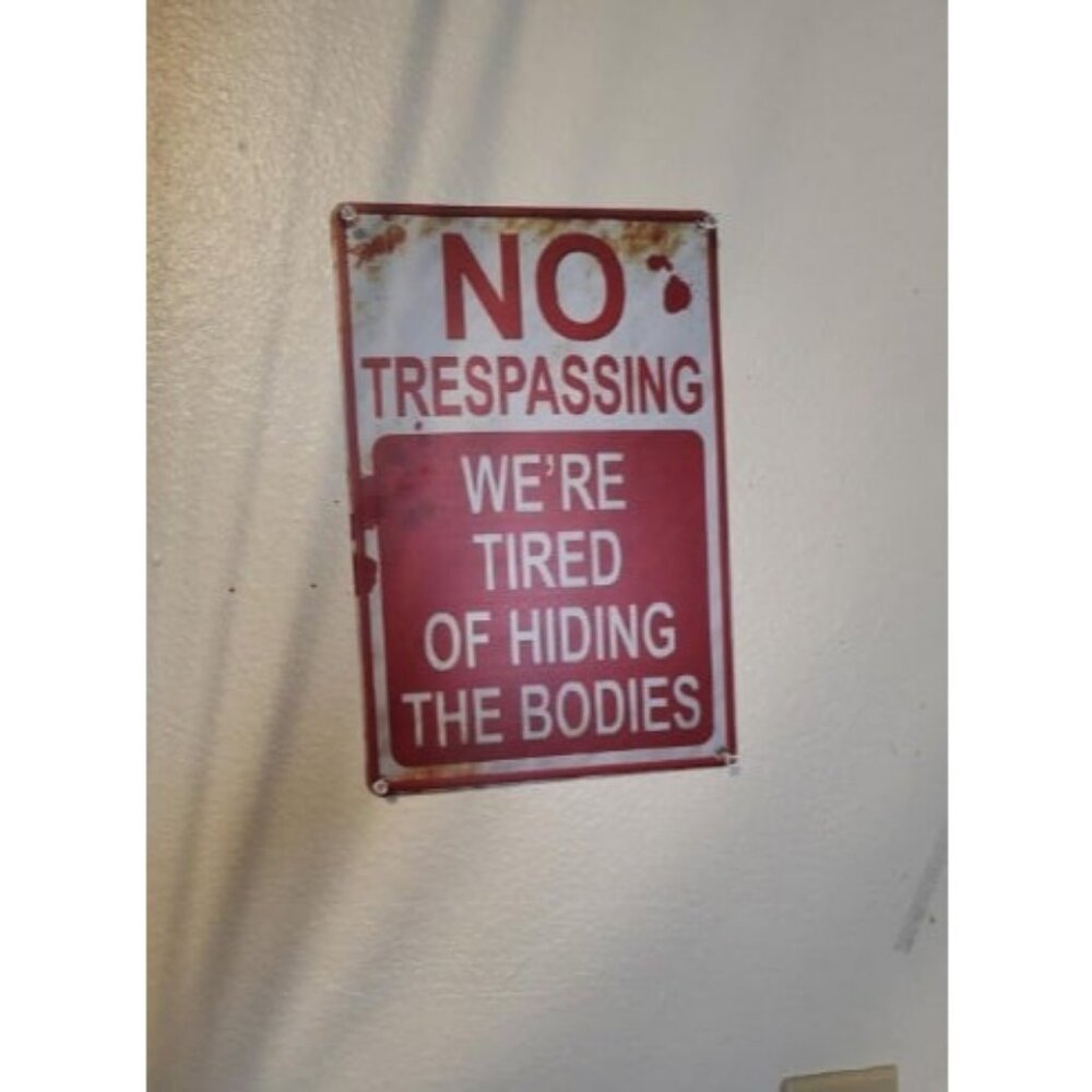Halloween Decoration Halloween Signs Retro Fashion chic Funny Metal Tin Sign